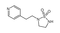 2-(2-pyridin-4-ylethyl)-1,2,5-thiadiazolidine 1,1-dioxide Structure