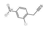 (2-氯-4-硝基苯基)-乙腈结构式