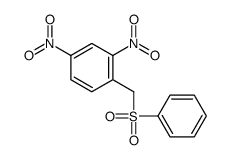 1-(benzenesulfonylmethyl)-2,4-dinitrobenzene Structure