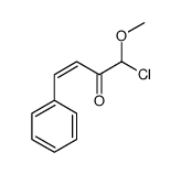 1-chloro-1-methoxy-4-phenylbut-3-en-2-one Structure