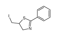 5-(iodomethyl)-2-phenyl-4,5-dihydro-1,3-thiazole Structure