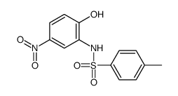 N-(2-hydroxy-5-nitrophenyl)-4-methylbenzenesulfonamide结构式