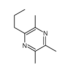 2,3,5-trimethyl-6-propylpyrazine Structure