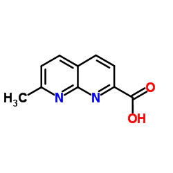 7-Methyl-1,8-naphthyridine-2-carboxylic acid Structure