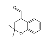 2,2-dimethyl-3,4-dihydrochromene-4-carbaldehyde Structure