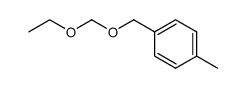 4-methyl-1-(ethoxymethoxy)methyl benzene结构式