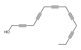 heptadeca-2,5,8,11,14-pentayn-1-ol Structure