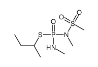 N-[butan-2-ylsulfanyl(methylamino)phosphoryl]-N-methylmethanesulfonamide结构式