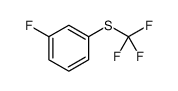 3-Fluorophenyl trifluoromethyl sulfide 3-Fluoro-4-(trifluoromethylthio)benzene Structure