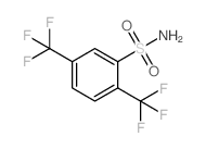 2,5-双(三氟甲基)苯磺酰胺结构式
