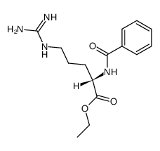N-Α-BENZOYL-L-ARGININE ETHYL ESTER HYDROCHLORIDE structure