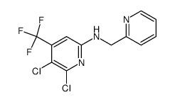 N-(2-pyridylmethyl)-5,6-dichloro-4-(trifluoromethyl)-2-pyridylamine结构式
