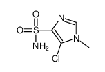 (9ci)-5-氯-1-甲基-1H-咪唑-4-磺酰胺结构式