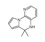 (9CI)-5,6-二氢-6,6-二甲基吡啶并[3,2-e]吡咯并[1,2-a]吡嗪结构式