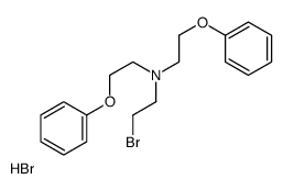 N-(2-bromoethyl)-2-phenoxy-N-(2-phenoxyethyl)ethanamine,hydrobromide Structure