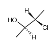 (2R,3S)-3-chlorobutan-2-ol结构式