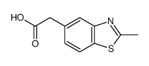2-甲基-5-苯并噻唑乙酸结构式