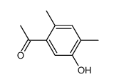 2'-羟基-3',5'-二甲基苯乙酮结构式