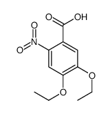 4,5-二乙氧基-2-硝基苯甲酸结构式