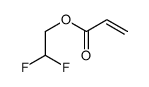 2,2-difluoroethyl prop-2-enoate结构式
