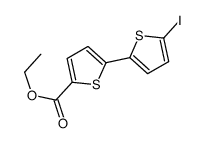 ethyl 5-(5-iodothiophen-2-yl)thiophene-2-carboxylate Structure