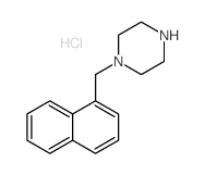 1-(naphthalen-1-ylmethyl)piperazine,hydrochloride结构式