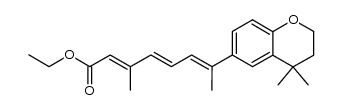 (2E,4E,6E)-ethyl 7-(4,4-dimethylchroman-6-yl)-3-methylocta-2,4,6-trienoate结构式