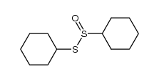 S-cyclohexyl cyclohexane-1-sulfinothioate结构式