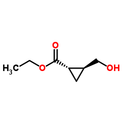 (1S,2S)-2-(羟甲基)环丙烷甲酸乙酯结构式