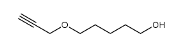 5-propargyloxy-pentan-1-ol结构式