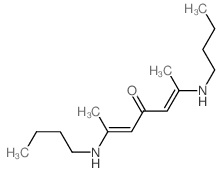 2,5-Heptadien-4-one,2,6-bis(butylamino)- Structure