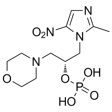 Dextrorotation nimorazole phosphate ester structure
