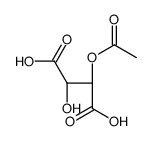 (2R,3R)-2-acetyloxy-3-hydroxybutanedioic acid Structure