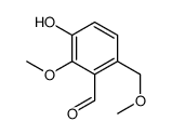 3-hydroxy-2-methoxy-6-(methoxymethyl)benzaldehyde Structure