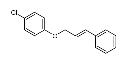 1-chloro-4-(3-phenylallyloxy)benzene Structure
