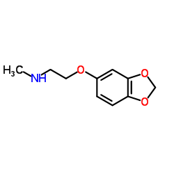 2-(1,3-Benzodioxol-5-yloxy)-N-methylethanamine Structure