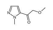 2-Methoxy-1-(1-methyl-1H-pyrazol-5-yl)ethanone Structure