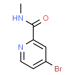 4-溴-N-甲基吡啶酰胺结构式