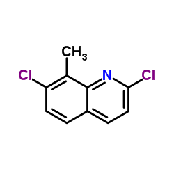 2,7-二氯-8-甲基喹啉结构式