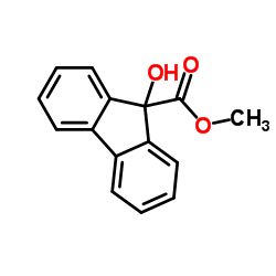 9-羟基-9H-芴-9-羧酸甲酯结构式