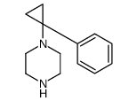1-(1-苯基环丙基)哌嗪结构式
