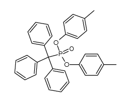 di-p-tolyl triphenylmethylphosphonate Structure