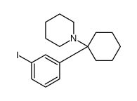 1-[1-(3-iodophenyl)cyclohexyl]piperidine Structure