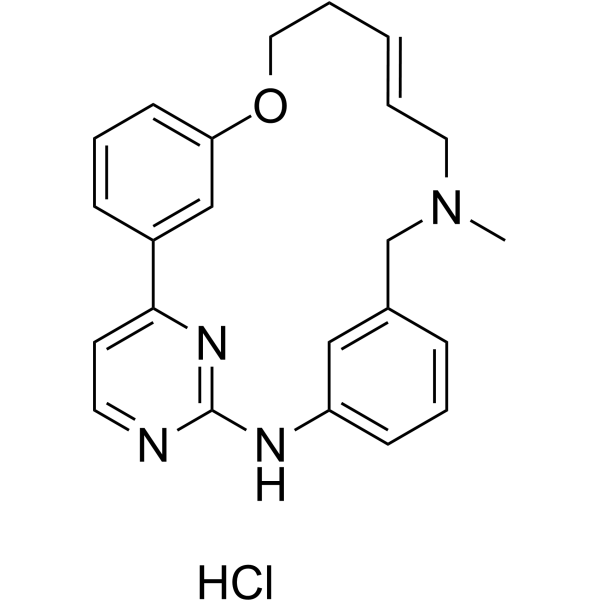 (E/Z)-Zotiraciclib hydrochloride结构式