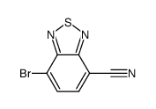 7-溴-2,1,3-苯并噻二唑-4-甲腈结构式