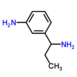 Benzenemethanamine, 3-amino-alpha-ethyl- (9CI) Structure