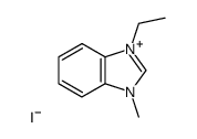 1-ethyl-3-methyl-1H-benzo[d]imidazol-3-ium iodide Structure