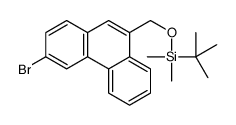 (3-bromophenanthren-9-yl)methoxy-tert-butyl-dimethylsilane Structure