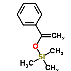 1-苯基-1-三甲基硅氧乙烯结构式