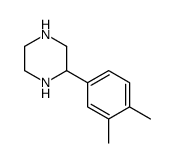 2-(3,4-dimethylphenyl)piperazine Structure